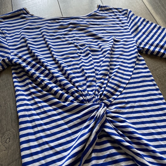 J. Crew Striped Twist Back Top - Picture 8 of 12